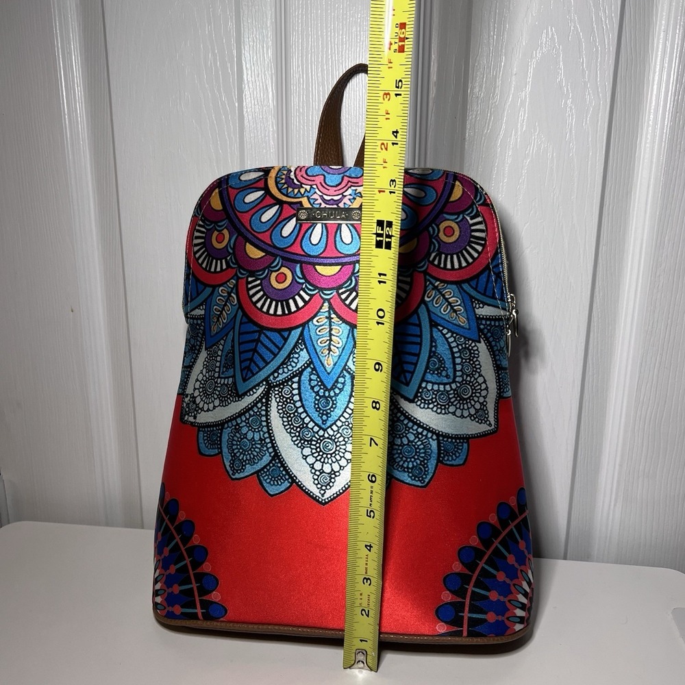Chula Backpack Red Mandala Pattern - Picture 2 of 12